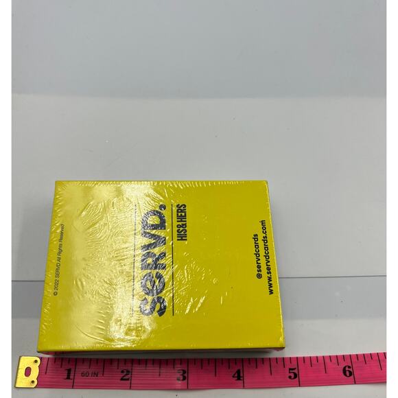 SERVD His & Hers Hilarious Real Life Scenario Card Game Couples 18+ NEW SEALED - Picture 2 of 8